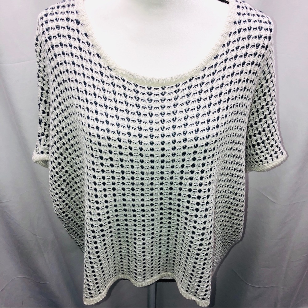 World Market Sweater Knit Pancho Style One Size